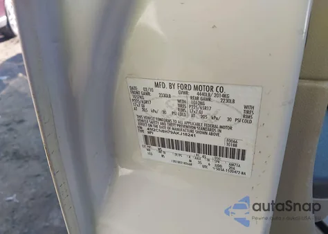 2010 Mercury Mariner Premier from USA, damaged, VIN 4M2CN8H79AKJ18241